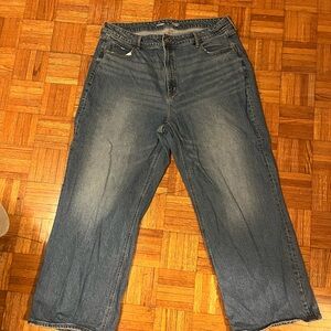 Old Navy Extra High Rise Sky-Hi Wide Leg Jeans